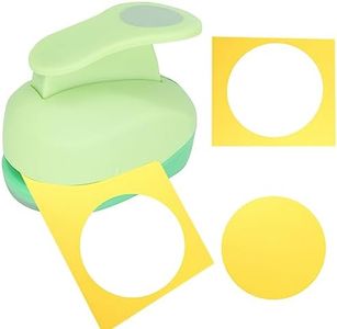 1.5 Inch Circle Paper Punch, Hole Punch Shapes, Circle Cutter Tool for Paper, Hole Puncher for Crafts, Scrapbooking, Cardstock, Greeting Cards, DIY, Kids Arts