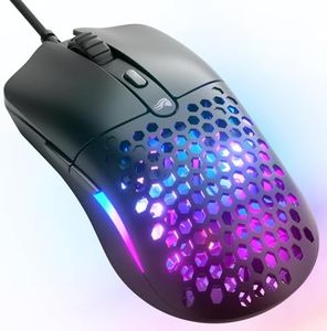 Glorious Model O Eternal Ultralight RGB Gaming Mouse - Wired - 55g Lightweight - Customizable RGB Lighting - 6 Programmable Buttons - Symmetrical Design - 12K DPI Optical Sensor - PC/Mac - Black