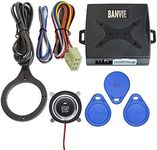 BANVIE Car Alarm System RFID Push Engine Start Button & Keyless Go System for Vehicle Anti-Thief Double Layer Start Protection