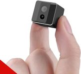 1080P Portable Small Nanny Cam with Night Vision,Wireless Mini Camera Body Cam Surveillance Cameras for Home Security Indoor/Outdoor Small Security Camera No WiFi Needed