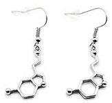 Serotonin Molecule Earrings Psychia