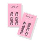 Spray Tan Loyalty Punch Reminder Card | 50 pk | Spray Tan Aftercare Client Instruction Cards Matches Intake Forms for Customers Rapid Tan 2x3.5”