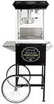 Bullseye’s Commercial Grade 8oz Popcorn Machine with cart the“Oscar