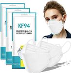 【50 Pack】K_F94 Certified, 4-Layered Protection, Tri-Folding Style, 3D-Ergonomic Design, Adult Disposable face_Mask Korean Fish Type (white50pcs)