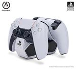 PowerA Twin Charging Station for Dualsense Wireless Controllers, Dualsense Controller Charging, Charge, Sony PlayStation, PS5, Officially Licensed - PlayStation 5