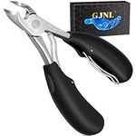 Toenail Clippers for Seniors Thick Toenails - Large Wide Jaw Opening Heavy Duty Nail Clippers, Father's Day Gifts for Men Dad Him Husband Ultra Sharp Professional Toenail Cutter with Soft Handle