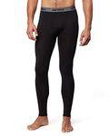 32 Degrees Men's Lightweight Baselayer Legging | Form Fitting | 4-Way Stretch | Thermal, Black, X-Large