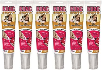 (6 Pack) Kong Stuff'n Real Peanut Butter (5 Ounces Per Tube)