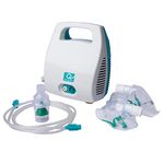 Q DEVICES Nebulizer Compressor System For Child & Adults, Replacement Filters, High Nebulization Rate, Breathe Easy