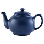 Price & Kensington Matt Navy Blue 6cup Teapot