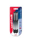 uni-ball 153528400 UB-185S Eye Needle Rollerball Pens, Black Tamper-Proof Ink, .5mm Needle Nib, Package of 5