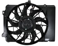 TRQ Radiator Cooling Fan Assembly Compatible with 1990-1995 Ford Taurus 1990-1994 Lincoln Continental Mercury Sable FO3115114