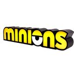 Fizz Creations Minions Logo Light, Mood Light, Officially Licensed Minions Merchandise, Desk Lamp, Bedroom Light, The Rise Of Gru, USB or Battery Powered.