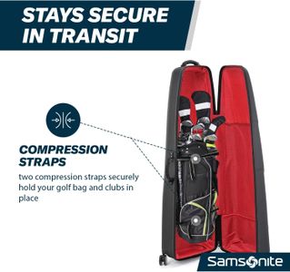 Samsonite Golf Travel Case – Hard Shell Protective Bag