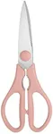 Kitchen Scissors, Rkqoa Pink Kitchen Shears Set Heavy Duty Cooking Scissor, Dishwasher Safe & Stainless Steel Sharp Utility Scissors for Cooking, Camping, Everyday use