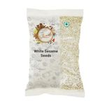 Chounk White Sesame Seeds - 300g Whole White Til Safed Tal Natural and Fresh Till | Extra Sortex Clean