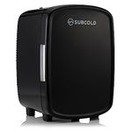 Subcold Luxe9 Mini Fridge | 9L Portable Thermoelectric AC Power Mini Cooler | Small Mini fridge for bedrooms quiet for Offices, Beauty, Skincare & Cosmetics (Black)