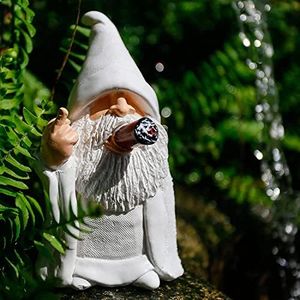 Garden Gnomes Funny Outdoor Gnome Statues 15cm Garden Gnome Crafts Garden Decor Funny Resin Statues for Lawn Yard