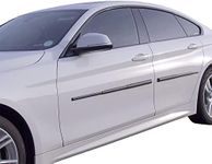Dent Prevent Car Door Protector - Removable Magnetic Strips With Customizable Fit for Any Vehicle, Prevents Dents, Scratches, & Dings, Includes Door Ding Protectors for 2 Doors, Matte Black