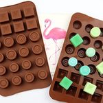 Vedini Silicone Jelly Candy Mold 24 Cavity Mould Fondant Chocolate Resin Clay Candle Mould Diy Kitchen Baking (24 Cav Jelly Candy) - 13.90 X 20.70 X 1.70 Cm