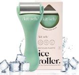 Kitsch Ice Roller for Face, Redness Reducing Skin Care Tools, Face Massager for Migraine Relief & Puffy Eyes, Self Care Cold Face Roller, Facial Tools for Jawline & Lymphatic Drainage (Minty Green)