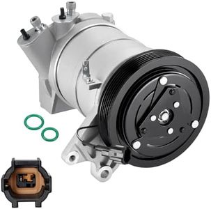 BDFHYK 67438 AC Compressor with Clutch Compatible with Nissan Altima 2002-2006 3.5L V6, Maxima 2003 2004 2005 2006 3.5L V6, Gas, Replaces 035095, 10350950, 471-5007