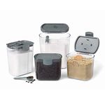 Starfrit 094389 Prokeeper 4-Container Set (Flour, Brown Sugar, Sugar, Coffee) (094389-002-0000)