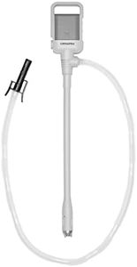 DEWAY Automatic Fuel Transfer Pump with Auto-Stop, 3X More Powerful D Battery Powered, Extra Long Hose Fits All Size Cans, Portable Liquid Pump Transfers at 2.4 Gal/Minute