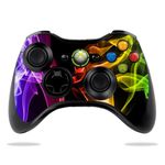 MightySkins Skin Compatible with Microsoft Xbox 360 Controller - Bright Smoke | Protective, Durable, and Unique Vinyl Decal wrap Cover | Easy to Apply, Remove, and Change Styles | Made in The USA