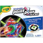 Crayola Washable Paint Pour Set, Paint Set, 20 Pcs, Gift for Teens & Kids