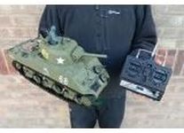 Heng Long Radio Remote Control RC M4A3 Sherman Tank 1:16th Scale Ready to Run!