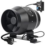 DUCTURBO 4 Inch Inline Duct Fans(UK Plug), 160 CFM Ventilation Exhaust Fan Ideal for Indoor Heating Cooling Transfer Or Grow Tents Air Boosting, With Variable Speed Controller