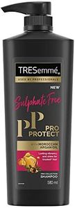 Tresemme Pro Protect , Shampoo, 580ml, for Frizzy Hair, with Moroccan Argan Oil, Gentle Care for Treated Hair, Sulphate & Paraben-free