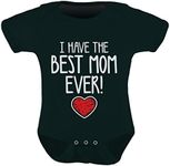 TeeStars - I Have The Best MOM Ever Cute Unisex Baby Bodysuit 18M Black