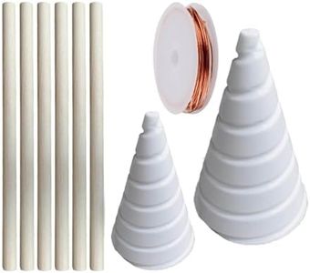 Hangsu Fibonaccis - Plantilla de bobina para electrocultura, jardinería, electrocultura, antena de jardinería de cobre, herramienta de soporte de jardinería