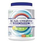 Genuine Health Fermented BCAA's + Creatine, 440g, Improves strength, power and athletic performance, Increases lean muscle mass, Lemon-lime flavour, Gluten-free, Non-GMO, Vegan