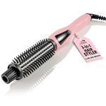 Alure Heated Styling/Curling Iron Brush | 3-in-1 Ceramic 1 inch Ionic Hair Curler/Straightener | Anti-Scald Nylon Bristles | FREE Travel Pouch | Anti-Frizz Electric Curl Wand for All Hair Types