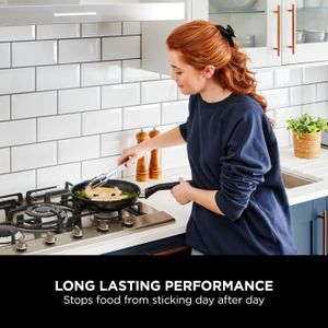 Ninja ZEROSTICK 5-Piece Non-Stick Pan Set – Stainless Steel Cookware