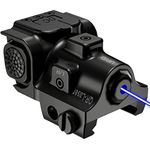 QR-Laser Blue Laser Sight Ultra Compact Tactical Pistol Laser Sight Shockproof Rechargeable Blue Dot Sight for Pistols and Rifles with Picatinny Rail