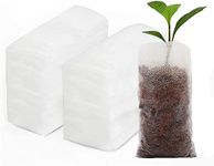 200pcs Nursery Bags Plant,Biodegradable Non-Woven Plant Grow Bags Fabric Seedling Pots Bags Plants Home Garden Supply (5.5x6.2)