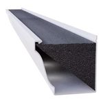 GutterStuff Original Gutter Guard - 6-Inch K Style Foam Gutter Filter Insert with Year Round Leaf Protection & Easy DIY Installation - GSK632-2