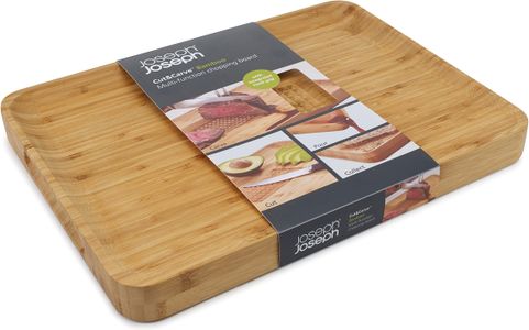 Joseph Joseph Large Bamboo Chopping Board – Durable Cutting Surface