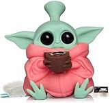 YODA Bong Silicone Bong Mini Acrylic Water Bong with Smoking Bong Percolator, 14.5mm Silicone Water Pipe Bong Bowl 12cm Water Bong with Soft Safe Removable Hookahs Plastic Bongs¡­