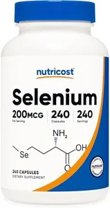 Nutricost Selenium Non-Gmo, Gluten Free L-Selenomethionine 240 Caps