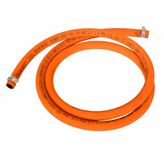 SURAKSHA Reinforced Steel Wire Lpg Hose-Gas Pipe 1.5 MTR Long With Clamp