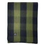 Arcturus Backwoods Wool Blanket - 4.5lbs, Warm, Heavy, Washable, Large | Great for Camping, Outdoors, Survival & Emergency Kits (Olive Green Buffalo)