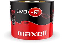 Maxell 275733 DVD-R 4.7 GB 16X 120 Min Video (100 Disk Pack - Shrink Wrapped)