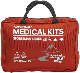 Adventure Medical Kits Sportsman Series Medical Kit - 200 - First Aid Kit for Camping, Hiking, Hunting & More - For 4 People for 4 Days - Includes Bandages, Medicine, Guide Book & More