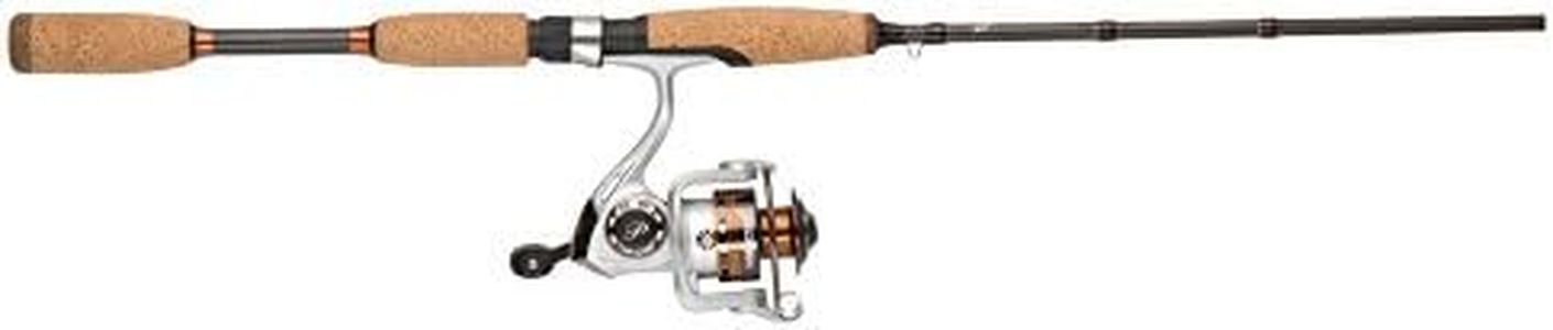 Pflueger 6' Monarch Spinning Rod Combo, 2-Piece Graphite Rod, Size 30 Reel, Right/Left Handle Position, Lightweight and Corrosion-Resistant, Aluminum Spool, Disc Drag System