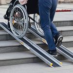 Costway Telescopic Wheelchair Ramp 